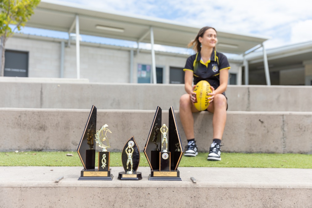Lofty goals for talented Tigers AFL player
